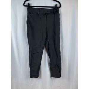 The Tapered Ankle Women's Size 4 Dark‎ Gray Slash Pockets Dress Pants